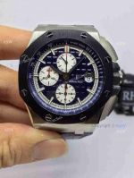 Swiss 3126 Audemars Piguet Royal Oak Offshore Watch Blue Leather Band